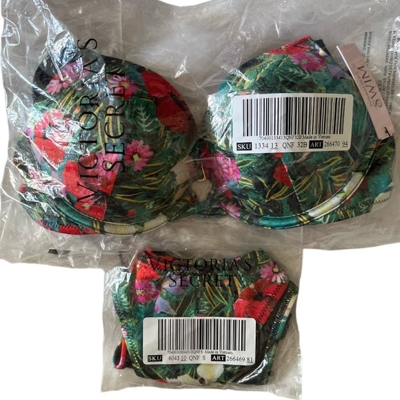 VICTORIA'S SECRET SWIM Bombshell Add-2-Cups Bikini Top (32B )and Bottom (S) Set - Picture 6 of 12